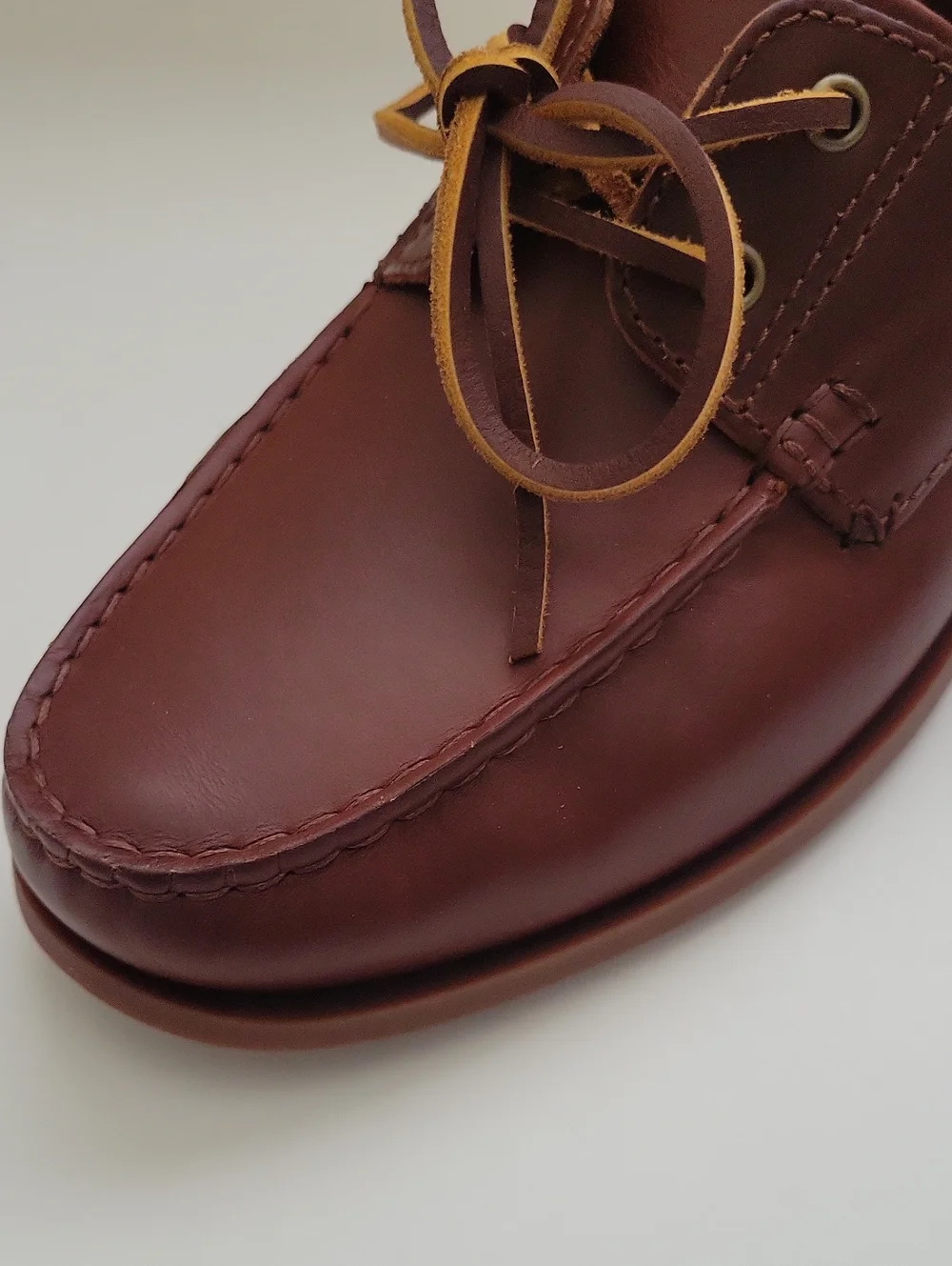 J. Crew Men’s Brown Leather Boat Shoes